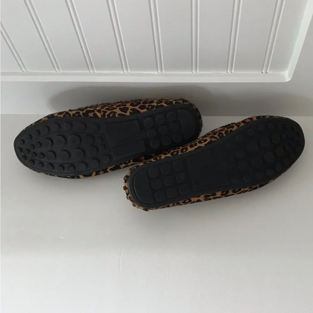 Vionic Leopard Print Moccasins- calf fur - Picture 5 of 10